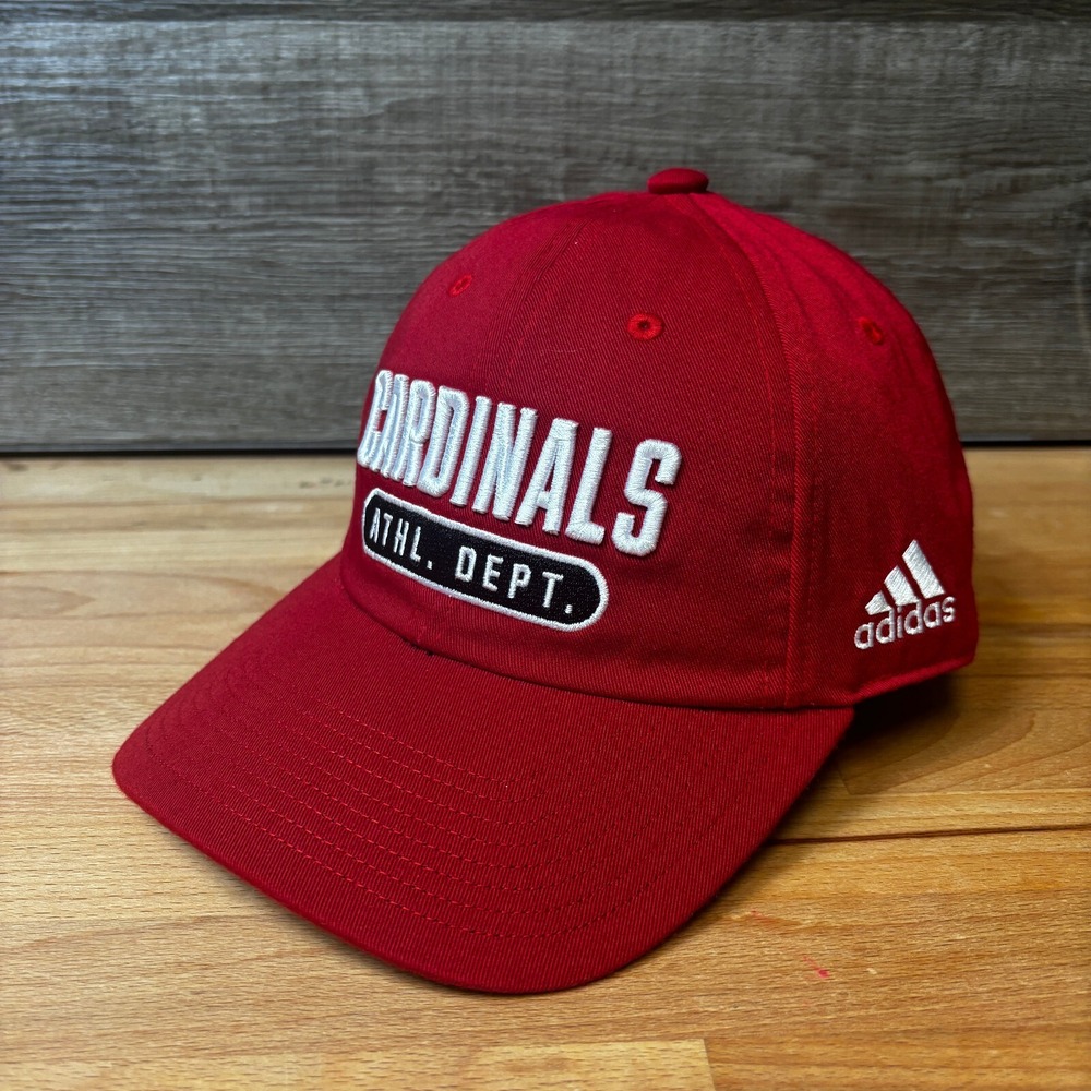 Louisville Cardinals Hat Cap Strap Back Red Adidas Adjustable One Size
